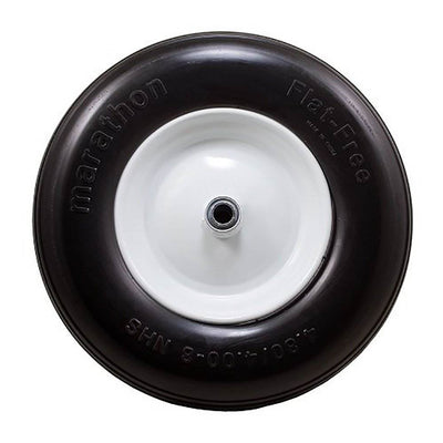 Marathon Tire 4.80/4.00-8, 3" Centered Hub Ribbed Replacement Tire (Open Box)