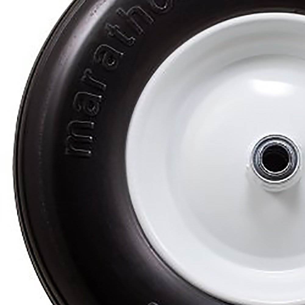 Marathon Tire 4.80/4.00-8, 3" Centered Hub Ribbed Replacement Tire (Open Box)