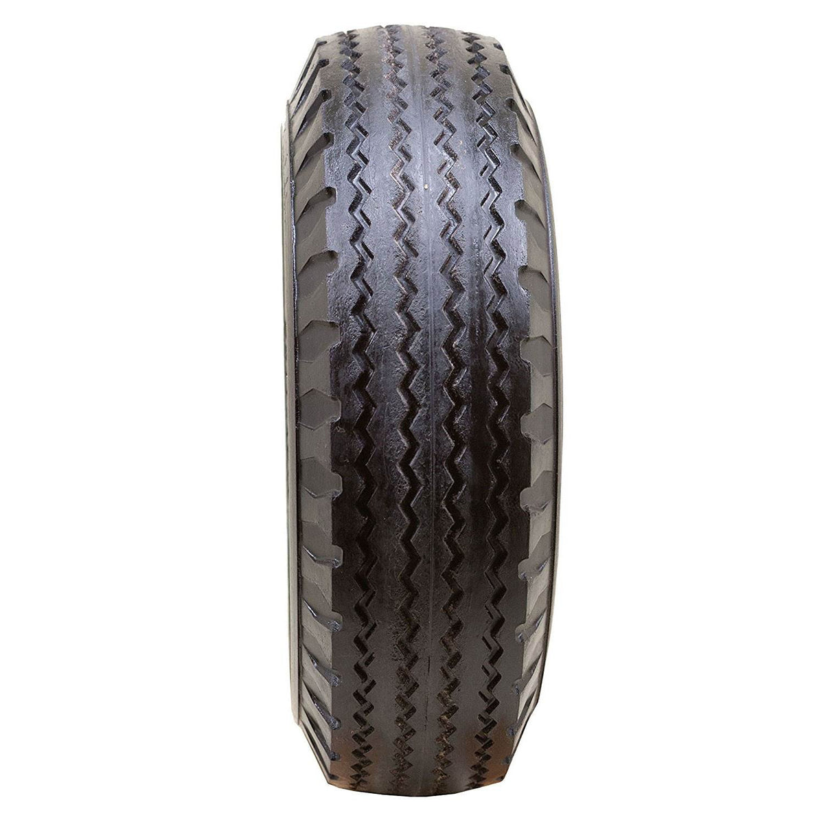 Marathon 4.10/3.50-6, 3" Centered Hub Flat Free Sawtooth Tire (Open Box)