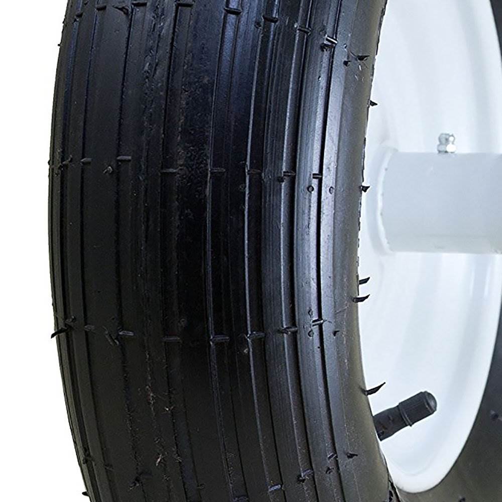 Marathon 4.80/4.00-8, 6" Hub Pneumatic Ribbed Tread Wheelbarrow Tire (Open Box)