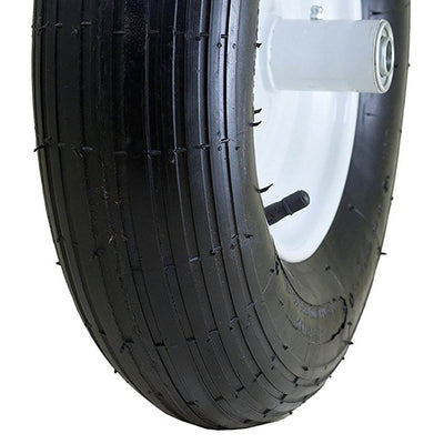 Marathon 4.80/4.00-8, 6" Hub Pneumatic Ribbed Tread Wheelbarrow Tire (Open Box)