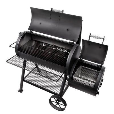 Char-Broil Oklahoma Joe's Highland Reverse Flow Offset Charcoal Smoker(Open Box)