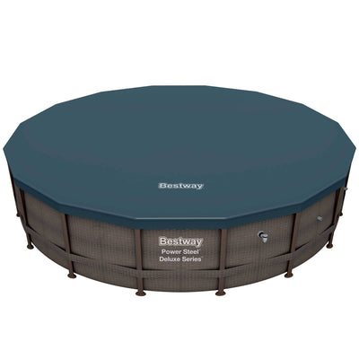 Bestway 14ft x 42in Power Steel Deluxe Above Ground Pool Set and Pump (Open Box)