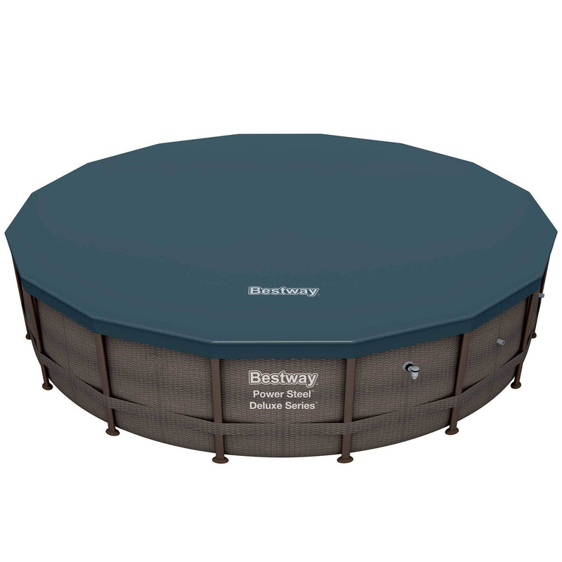 Bestway 14ft x 42in Power Steel Deluxe Above Ground Pool Set and Pump (Open Box)