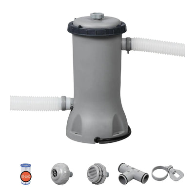 Bestway Flowclear 530 GPH Above Ground 3800 Gallon Pool Filter Pump (Open Box)