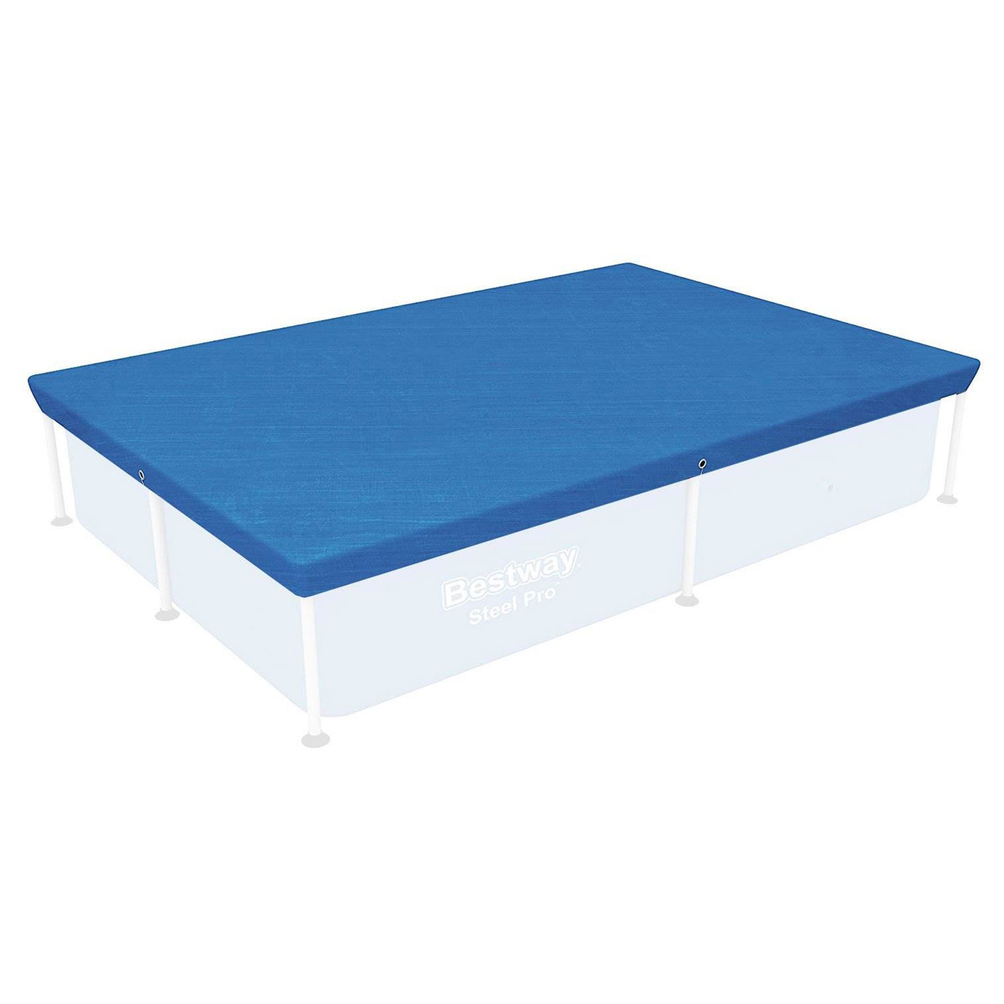 Bestway 87" x 59" Above Ground Swimming Pool Rectangular Cover (Used) - VMInnovations