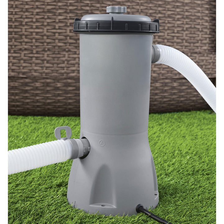 Bestway 58388E 1000 GPH Above Ground Pool Cartridge Filter Pump System(Open Box) - VMInnovations