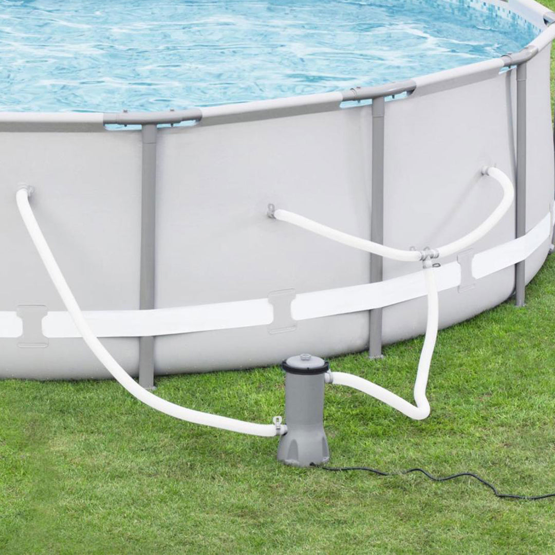 Bestway 58388E 1000 GPH Above Ground Pool Cartridge Filter Pump System(Open Box) - VMInnovations
