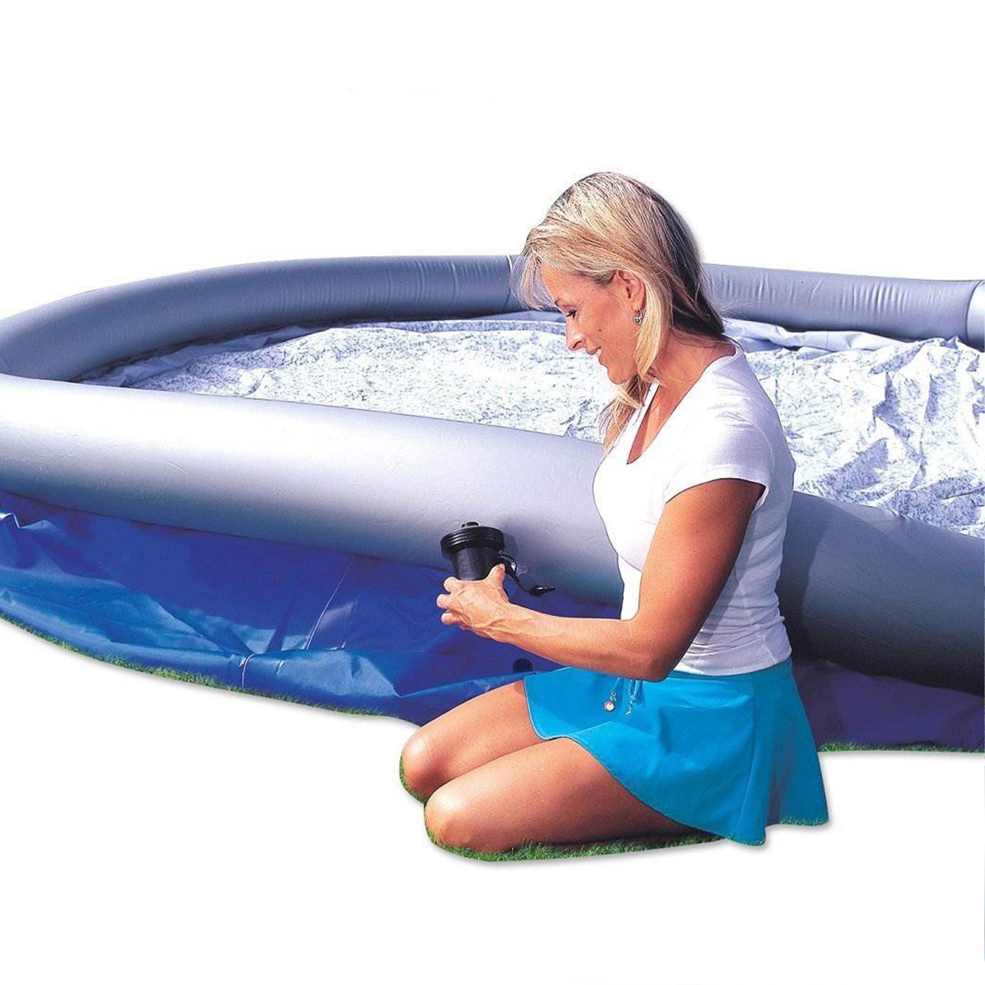 Bestway Fast Set 8ft x 26in Inflatable Above Ground Swimming Pool w/ Filter Pump
