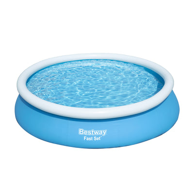 Bestway Fast Set Up 12ft x 30in Inflatable Above Ground Pool with Pump & Filter