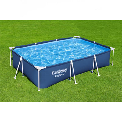 Bestway Steel Pro 118x79x26" Frame Above Ground Pool Set with Filter Pump (Used)