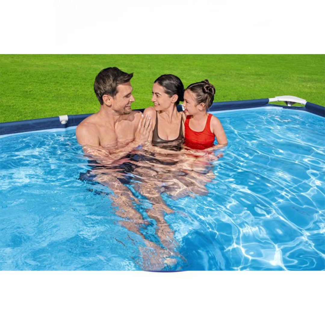 Bestway Steel Pro 118x79x26" Frame Above Ground Pool Set with Filter Pump (Used)