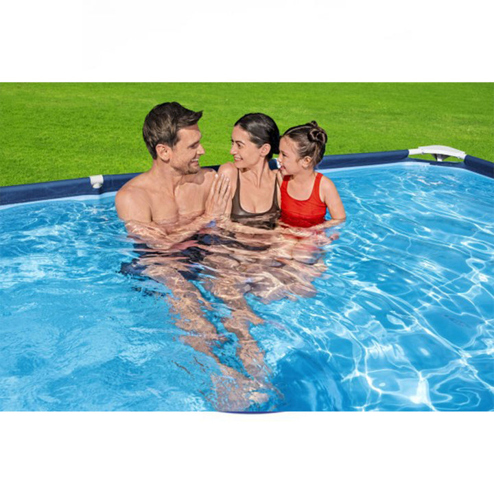 Bestway Steel Pro 118x79x26" Frame Above Ground Pool Set with Filter Pump (Used)