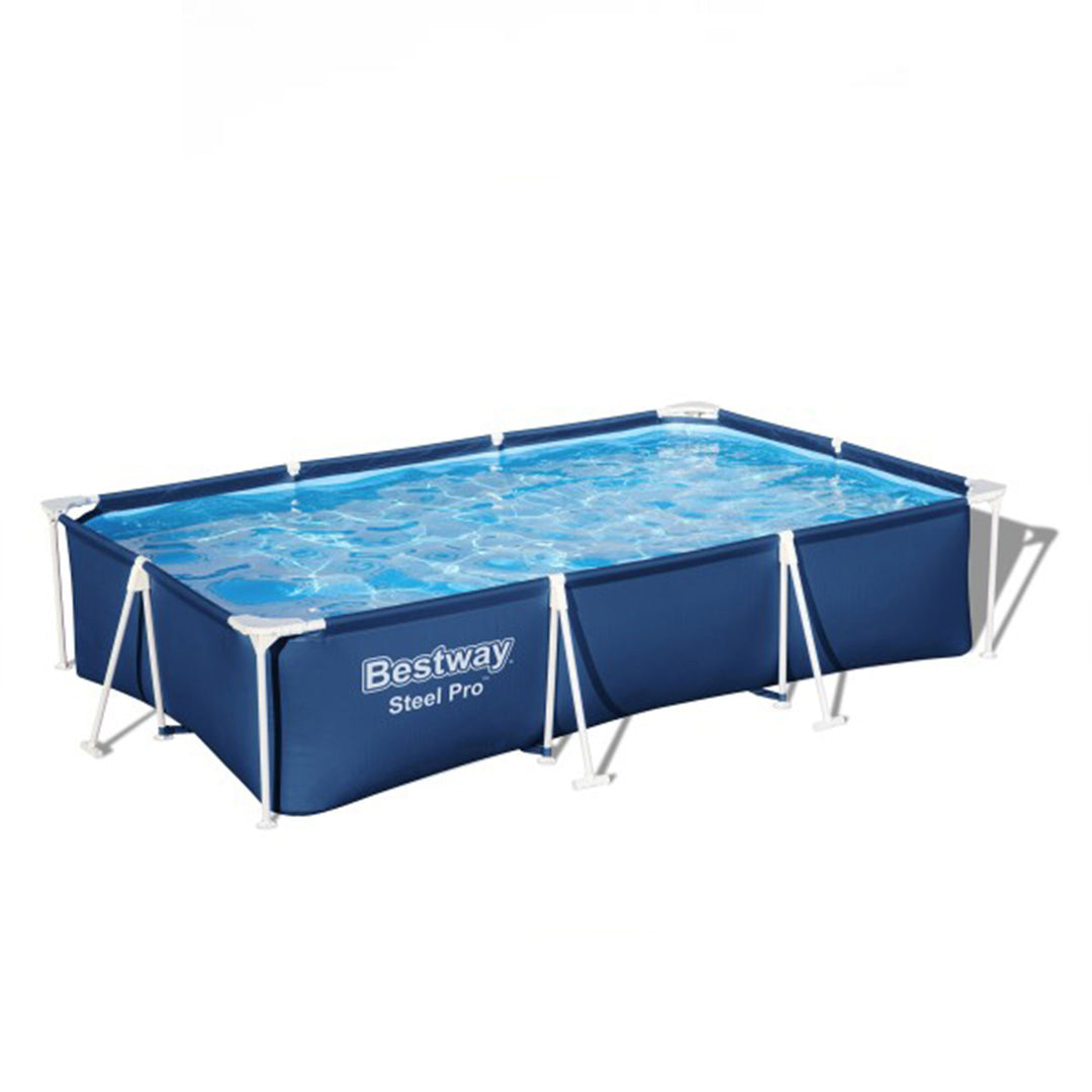 Bestway Steel Pro 118x79x26" Frame Above Ground Pool Set with Filter Pump (Used)