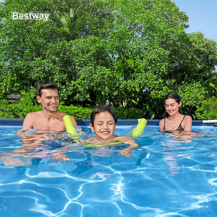 Bestway Steel Pro 9.8' x 6.6' x 26" Rectangular Above Ground Swimming Pool Set