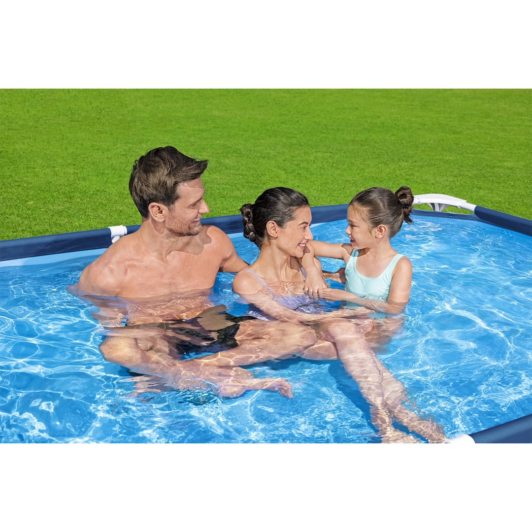 Bestway Steel Pro 8.5' x 5.6' x 24" Frame Above Ground Pool(Pool Only)(Open Box)