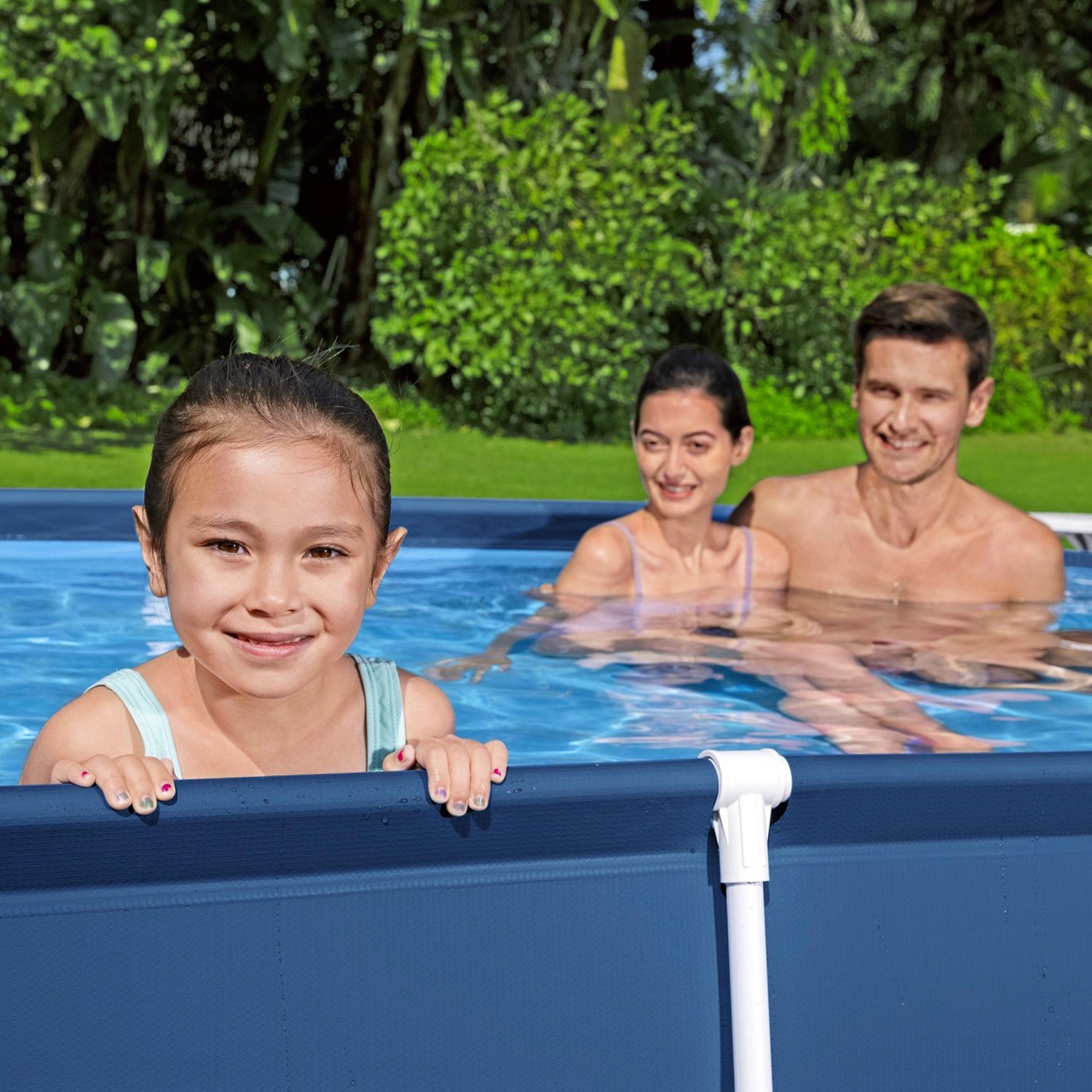 Bestway Steel Pro 8.5' x 5.6' x 2' Rectangular Ground Pool(Pool Only)(For Parts) - VMInnovations