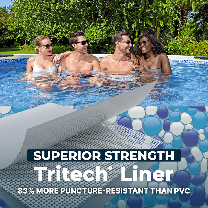 Bestway Steel Pro MAX 15'x42" Round Above Ground Swimming Pool with Pump & Cover