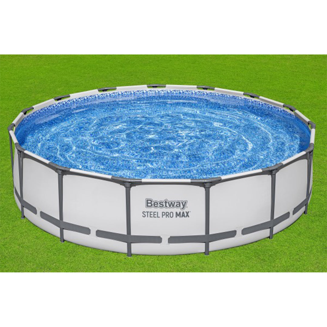 Bestway Steel Pro Max 15'x42" Round Frame Above Ground Pool w/ Filter Pump(Used)