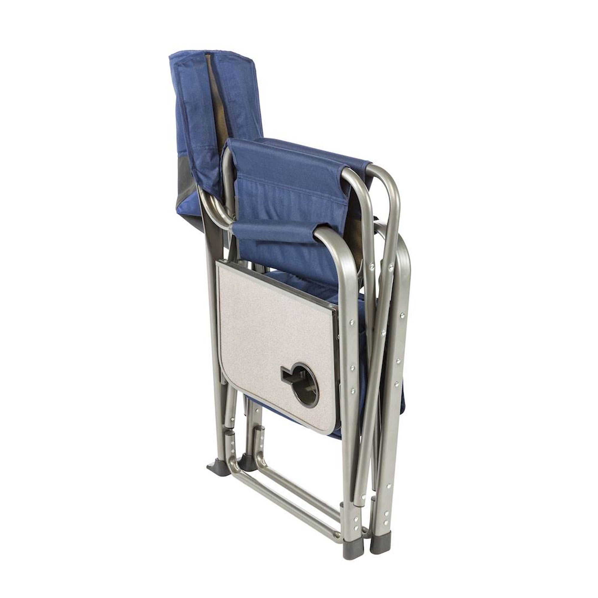Kamp-Rite Outdoor Folding Director's Chair with Side Table & Cooler (Open Box) - VMInnovations