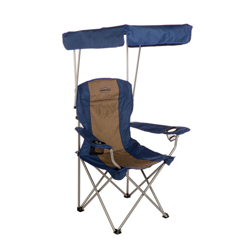 Kamp-Rite Outdoor Tailgating Camping Sun Shade Canopy Folding Chair (Open Box)