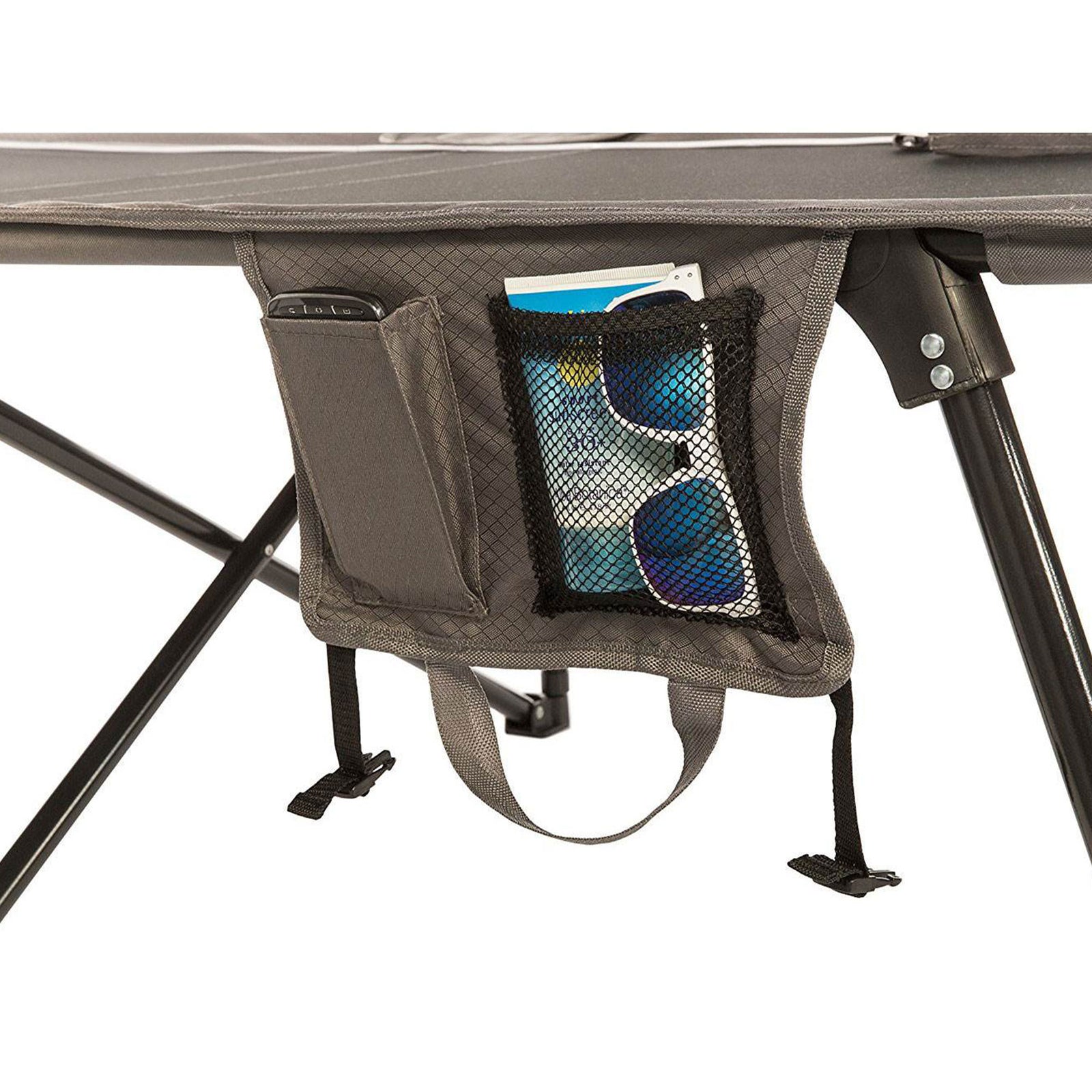 Kamp-Rite Oversized Kwik Cot Quick Setup 1 Person Sleeping Bed with Carry Bag - VMInnovations