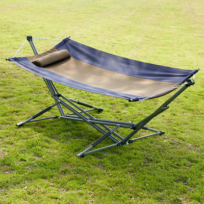 Kamp-Rite Indoor Outdoor Camping Kwik Set Portable Collapsible Hammock w/ Stand