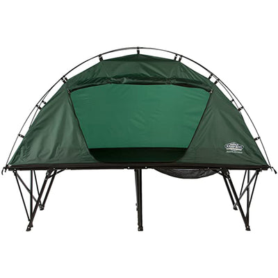 Kamp-Rite Extra Large Compact Quick Setup 1 Person Tent Cot, Chair & Tent, Green