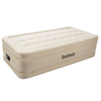 Bestway Fortech 20" Inflatable Twin Air Mattress w/ Built-In Pump (Open Box)