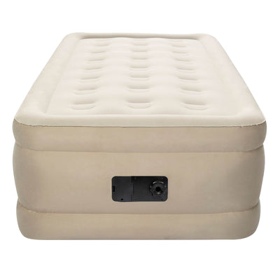 Bestway Fortech 20" Inflatable Twin Air Mattress w/ Built-In Pump (Open Box)