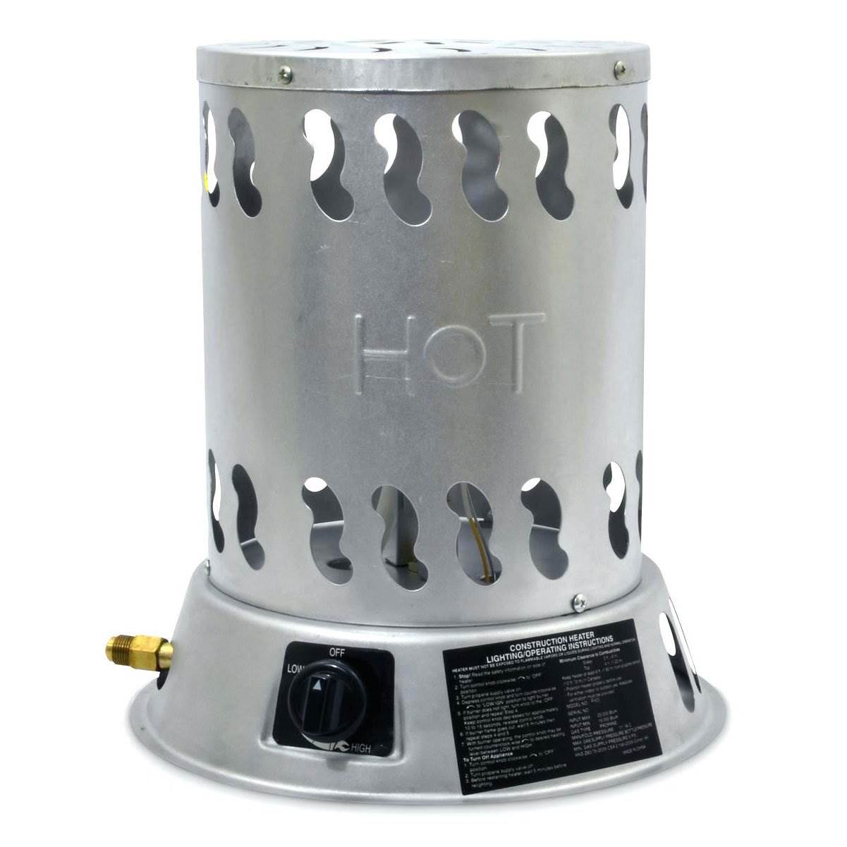 Mr. Heater 25000 BTU Convention Outdoor Liquid Propane Patio Garage Space Heater - VMInnovations