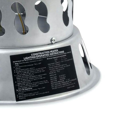 Mr. Heater 25000 BTU Convention Outdoor Liquid Propane Space Heater (Open Box) - VMInnovations