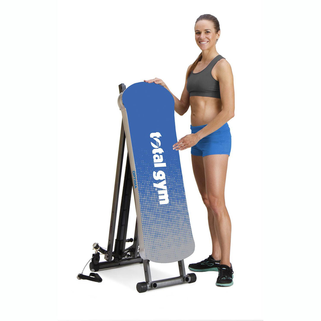 Total Gym Optima Full Body Home Fitness Workout Folding Exercise Machine