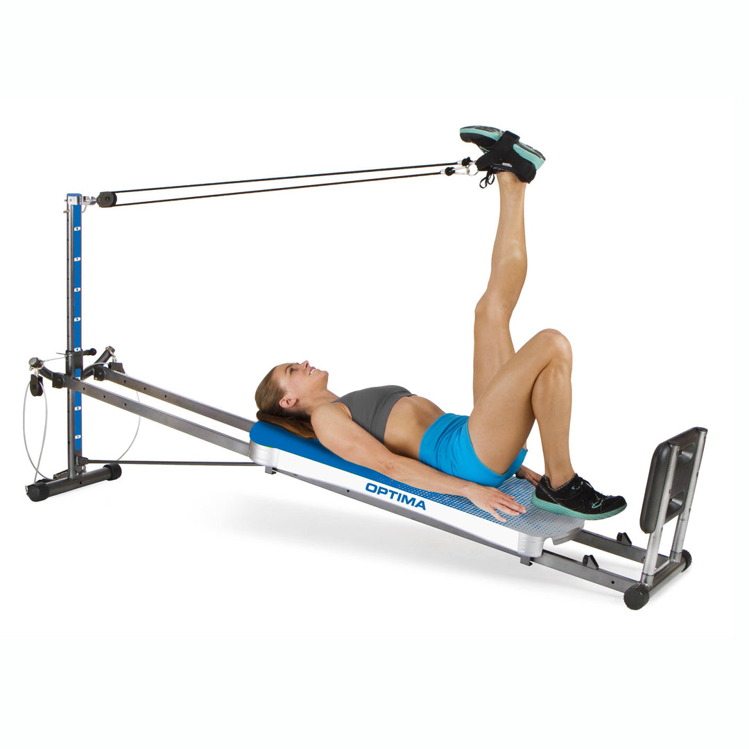 Total Gym Optima Full Body Home Fitness Workout Folding Exercise Machine