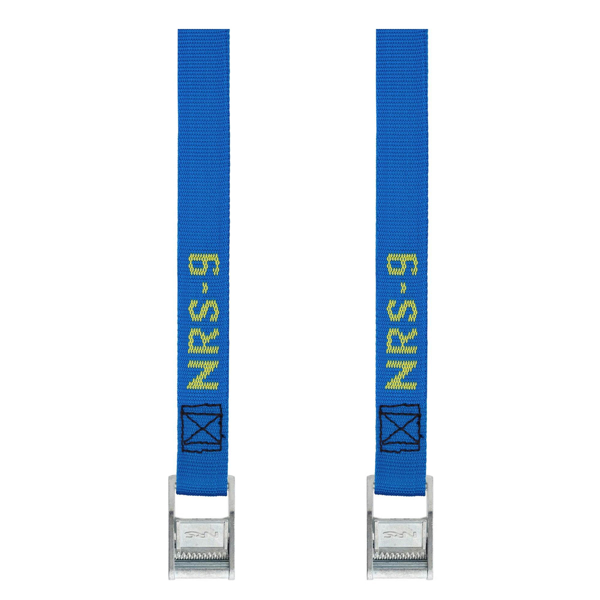 NRS 1" W x 9' Long Heavy Duty Tie Down Boating & Kayaking Strap, Pair (Open Box)