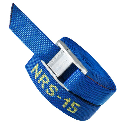 NRS 1" Long Tie Down Boating and Kayaking Strap, 15 Feet Long (Pair) (Open Box)