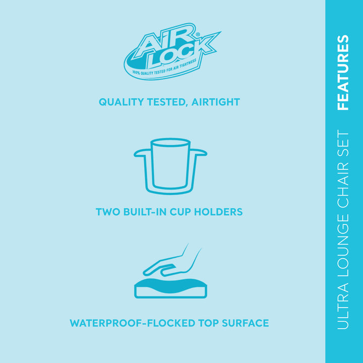 Intex Indoor Corner Sectional Couch w/ Lounge Chair & Ottoman Set (2 Pack)