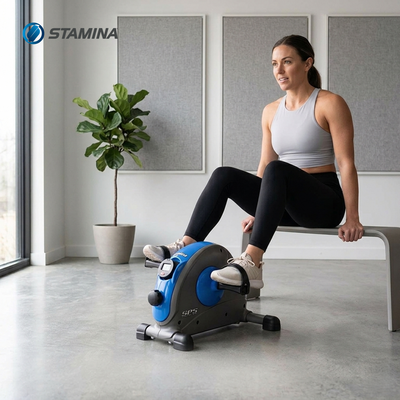 Stamina Adjustable Mini Exercise Bike with Smooth Pedal System (Open Box) - VMInnovations