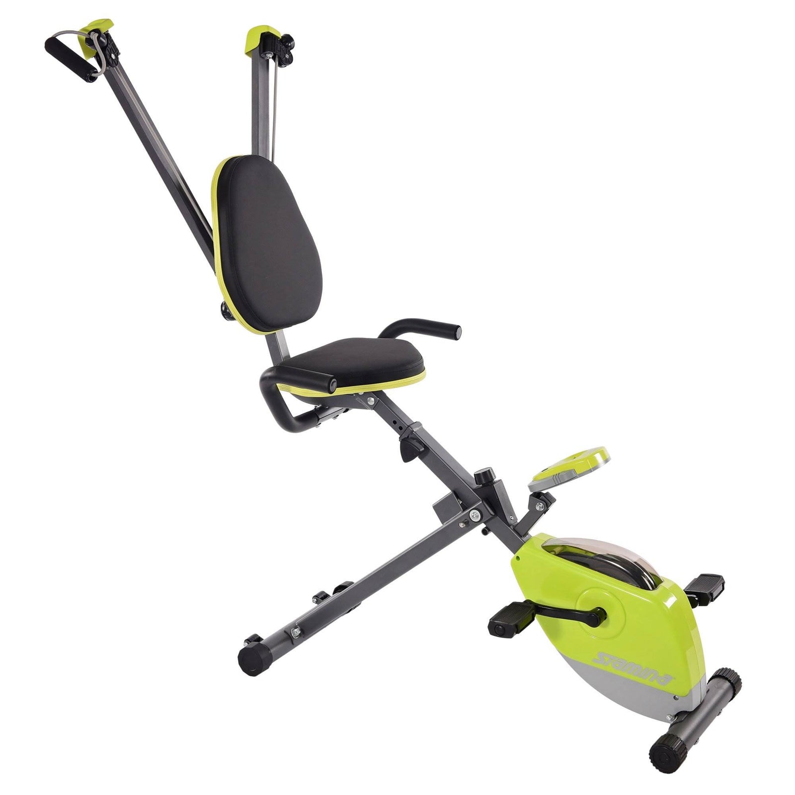 Stamina Wonder Stationary Portable Magnetic Resistance Training Exercise Bike - VMInnovations
