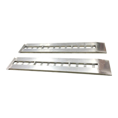 GEN-Y 7 Ft 6000 Pound Aluminum Truck Bed Straight  ATV Loading Ramps (Open Box)