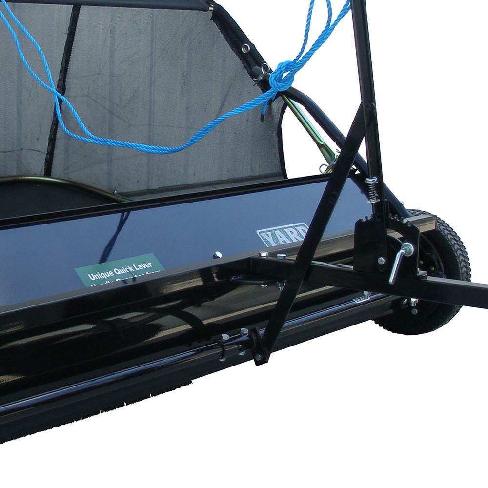 Yard Tuff 42" Quick Assembly Tow Style Lawn Sweeper for Yard Debris (Open Box)