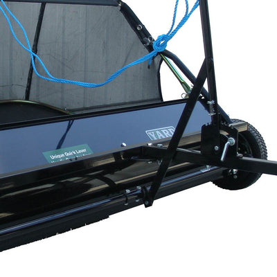 Yard Tuff 42" Quick Assembly Tow Style Lawn Sweeper for Yard Debris (Open Box)