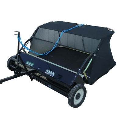 Yard Tuff 42" Quick Assembly Tow Style Lawn Sweeper for Yard Debris (Open Box)