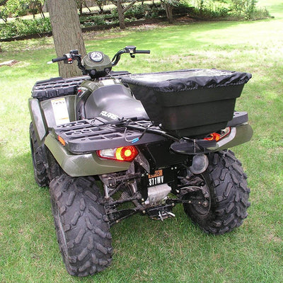 Field Tuff 12V ATV 80 Pound Load Broadcast Seed and Fertilizer Spreader (Used)