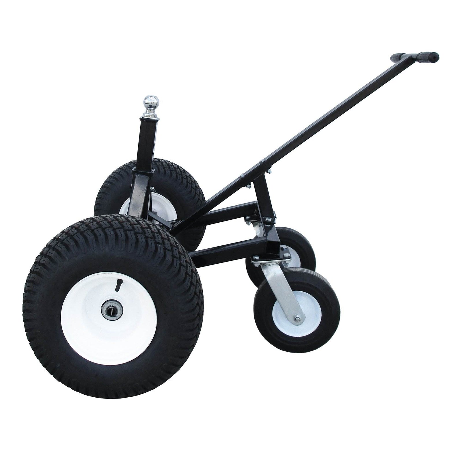 Tow Tuff TMD-15002C Adjustable Steel 1500 lb Heavy Duty Trailer Dolly w/ Caster - VMInnovations