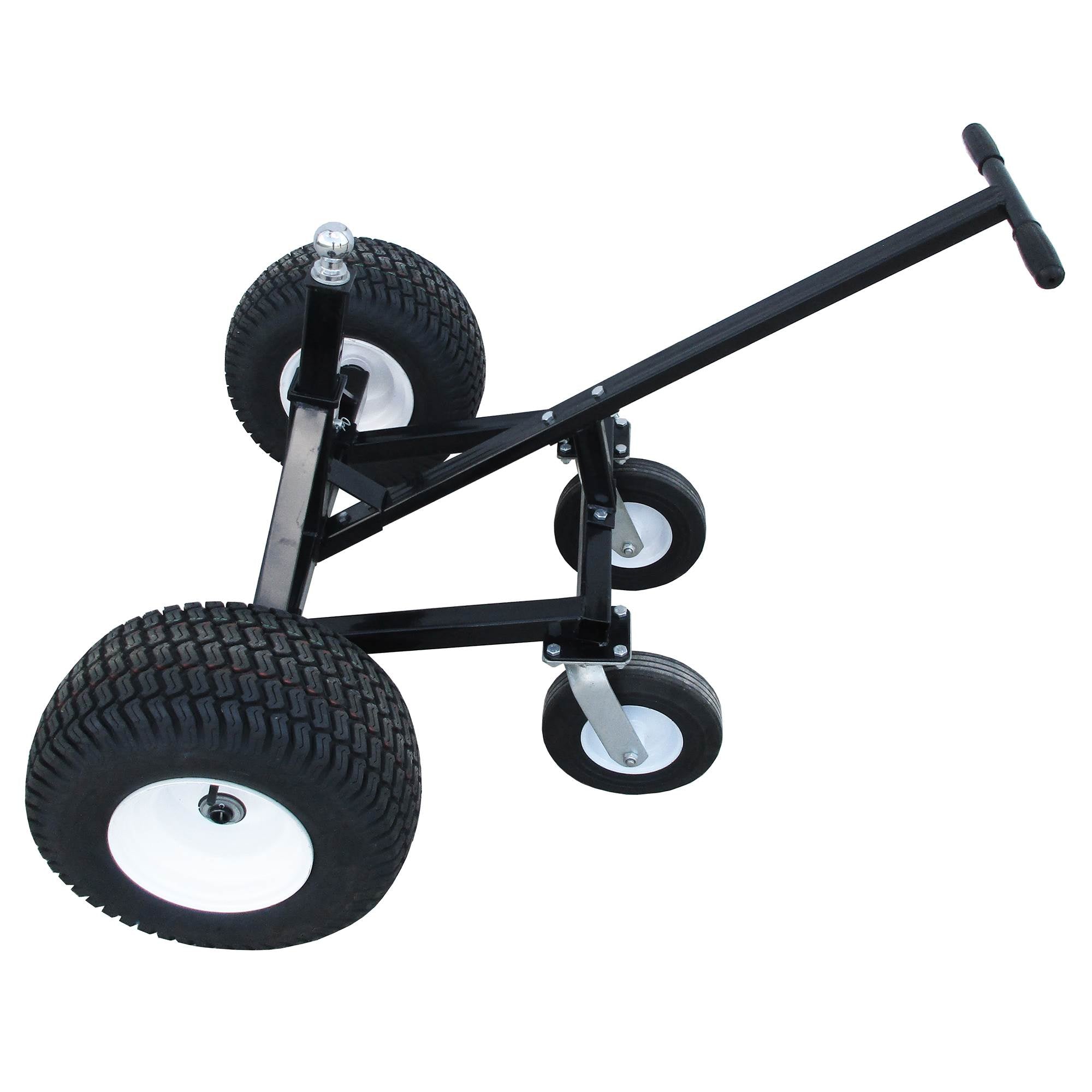 Tow Tuff TMD-15002C Adjustable Steel 1500 lb Heavy Duty Trailer Dolly w/ Caster - VMInnovations