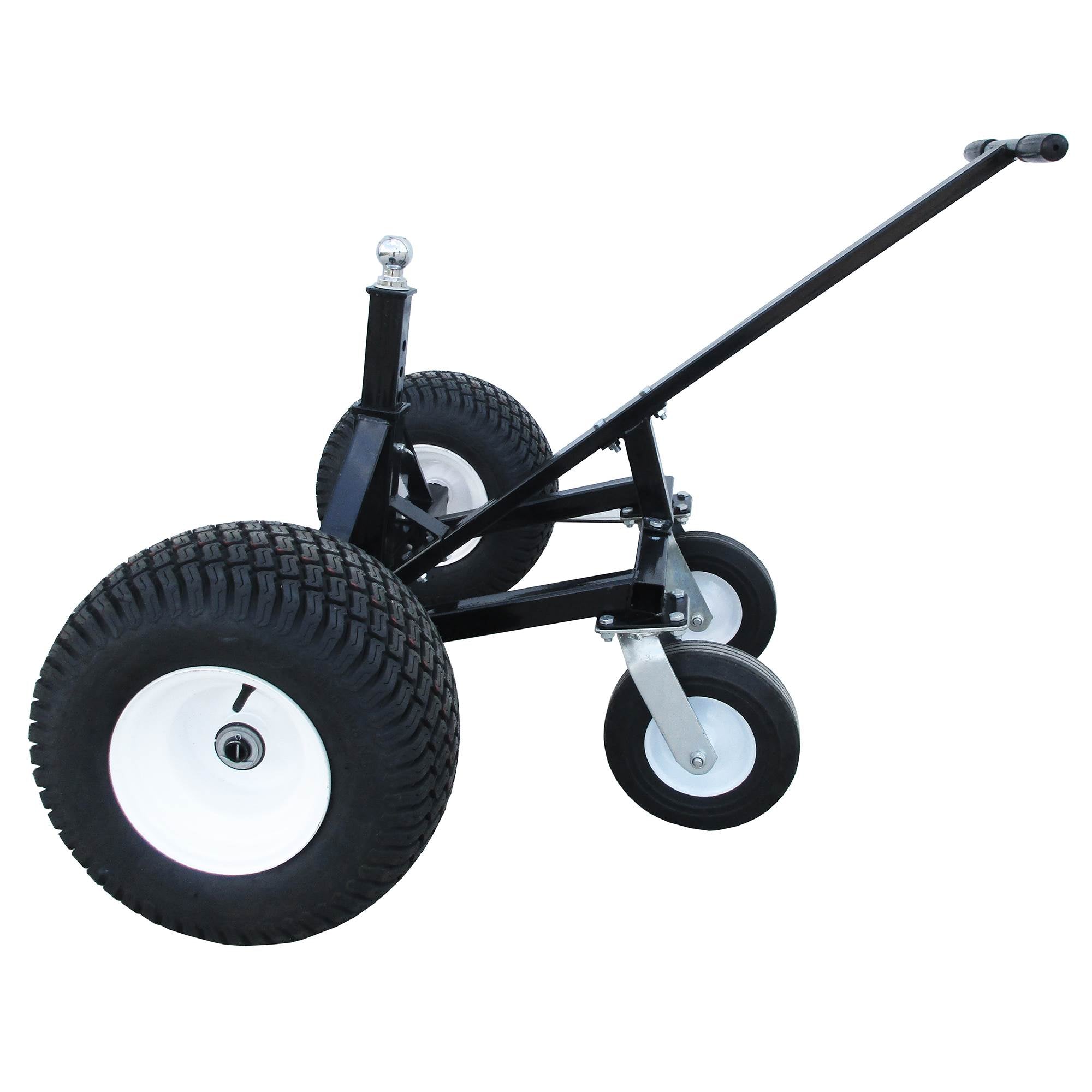 Tow Tuff TMD-15002C Adjustable Steel 1500 lb Heavy Duty Trailer Dolly w/ Caster - VMInnovations
