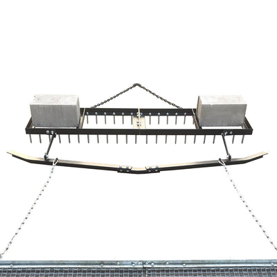 Yard Tuff 6' Spike Drag with Leveling Bar & Drag Mat for ATV/UTVs (Open Box) - VMInnovations