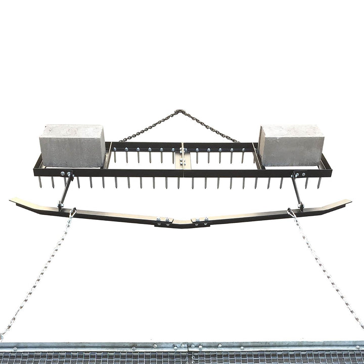 Yard Tuff 6' Spike Drag w/ Surface Leveling Bar and Drag Mat for ATV/UTVs (Used) - VMInnovations