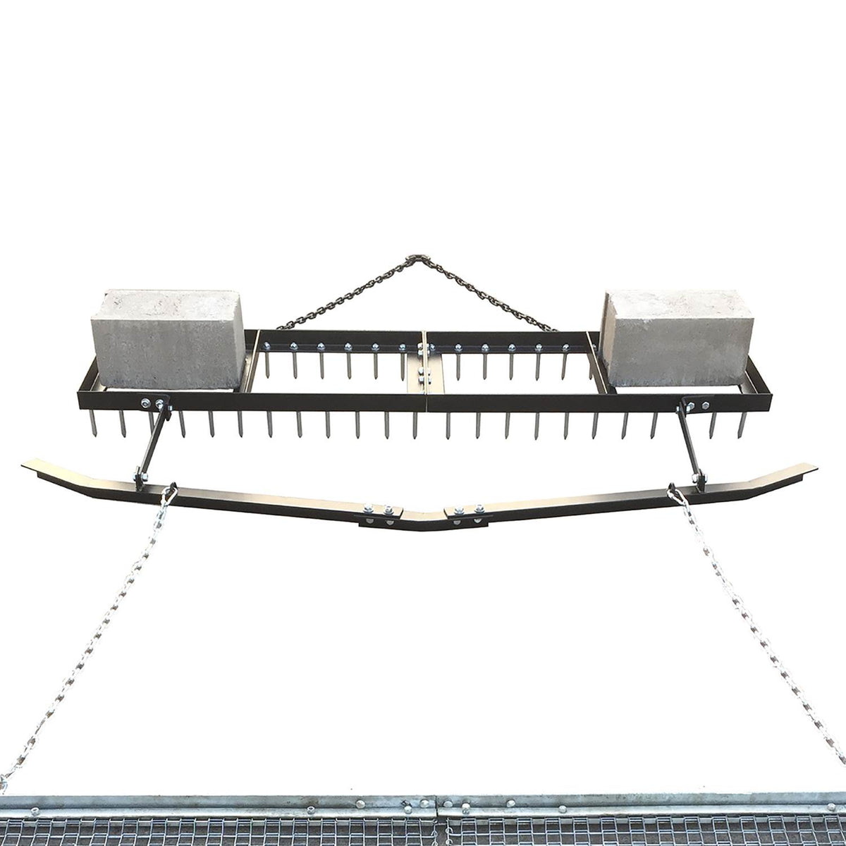 Yard Tuff 6' ATV/UTV Spike Drag w/ Surface Leveling Bar and Drag Mat(Damaged)